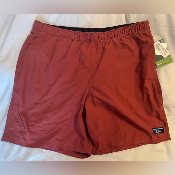 L.L. Bean Men's Classic Supplex Sport Shorts, 8" - Picture 4 of 6